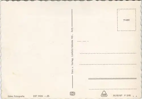 Ansichtskarte Weimar Schillerhaus Strassen Ansicht zu DDR-Zeiten 1965