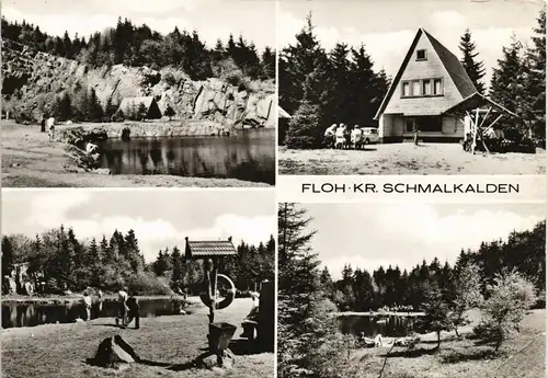 Floh-Floh-Seligenthal DDR Mehrbild  4 Ansichten Floh Kr. Schmalkalden 1979/1978