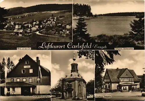 Carlsfeld-Eibenstock  Erzgebirge, Talsperre Weiterswiese, Gasthaus uvm. 1970