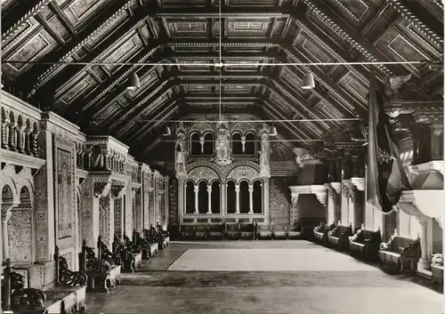 Ansichtskarte Eisenach Festsaal des Palas Wartburg (Castle) 1983