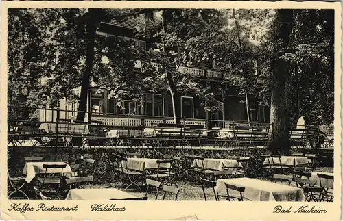 Ansichtskarte Bad Nauheim Kaffee Restaurant 1934