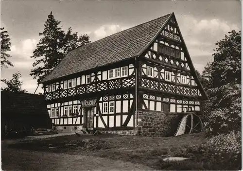Ilbeshausen Teufelsmühle erbaut 1691 ILBESHAUSEN (Vogelsberg) 1960