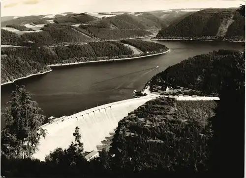 Hohenwarte-Kaulsdorf Hohenwartetalsperre von Klinkhardts Höhe 1976 #