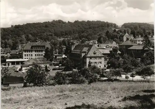 Bad Liebenstein Panorama Blick zum Sanatorium Heinrich Mann DDR AK 1980/1978