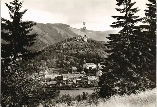 Ansichtskarte Leutenberg DDR AK Panorama-Ansicht 1979