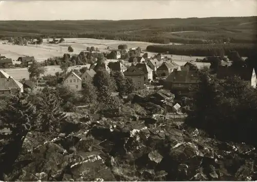 Grünbach (Vogtland) Panorama-Ansicht Ortsansicht Vogtland DDR AK 1971/1970