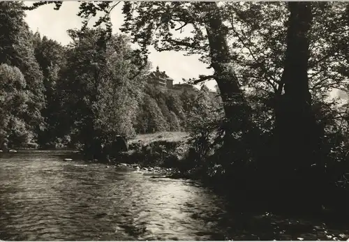 Schwarzburg Teilansicht mit Reichsbahn Erholungsheim zur DDR-Zeit 1969