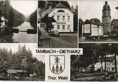 Tambach-Dietharz DDR Mehrbild-AK Umland-Ansichten, Gothaer Talsperre uvm. 1987