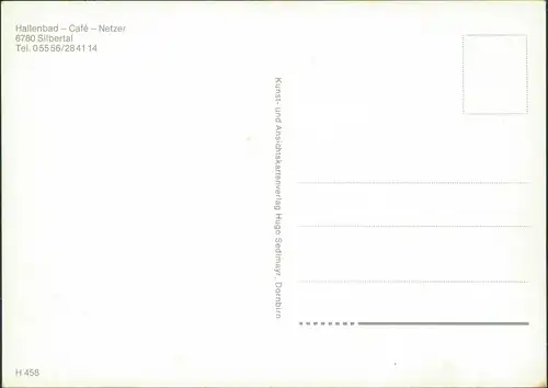 Silbertal Mehrbild-AK mit Panorama, Hallenbad - Café - Netzer 1970