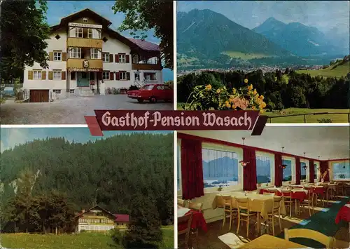 Tiefenbach-Oberstdorf (Allgäu) Gasthof-Pension Wasach Mehrbild-A   1960