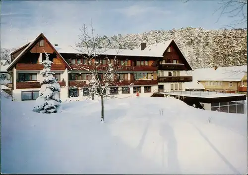 Ansichtskarte Friedenweiler Pension Ebi im Hochschwarzwald 1976