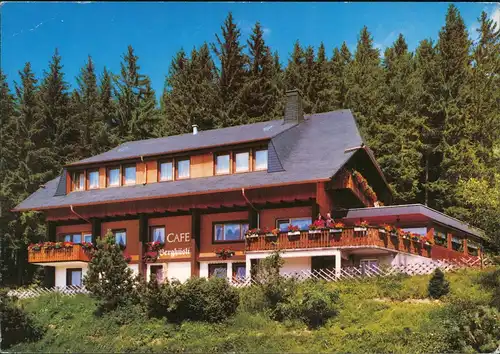 Schonach (Schwarzwald) Café Berghüsli Bes. Fam. Kaiser, Schwarzwald 1980