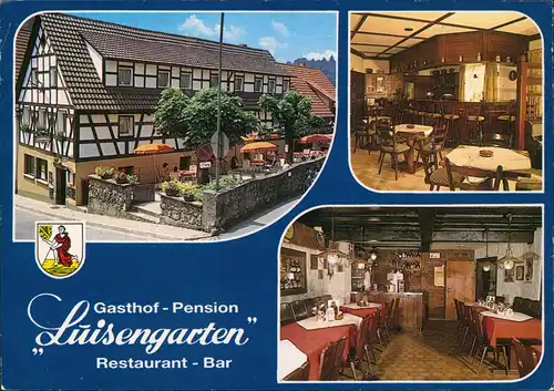 Pottenstein Gasthof Pension Luisengarten Bes.:  Fischergasse Mehrbild-AK 1975
