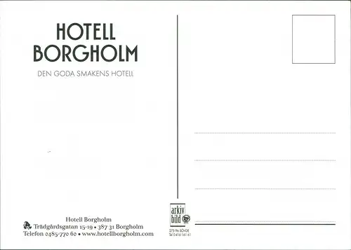 Borgholm HOTELL BORGHOLM Trädgårdsgatan Multi-View-Postcard 2000