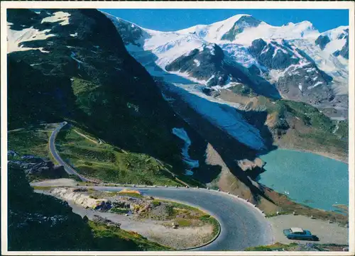 Ansichtskarte .Schweiz Sustenpass Kanton Uri Kanton Bern Künstlerkarte 1957