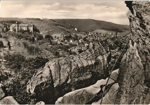 Blankenburg (Harz) Großvaterfelsen Harz Panorama Ansicht DDR AK 1965