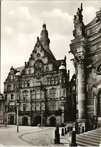 Innere Altstadt-Dresden Partie am Georgentor DDR Ansicht AK 1977 #