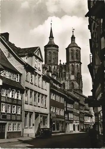 Ansichtskarte Göttingen Johannis-Straße Johanisstraße, Auto, Kirche 1966