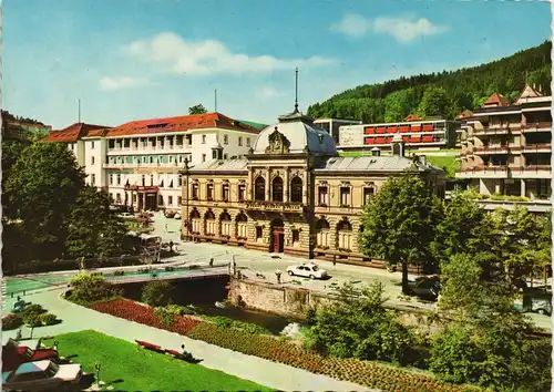 Ansichtskarte Bad Wildbad König-Karlsbad Stadt Panorama Teilansicht 1972