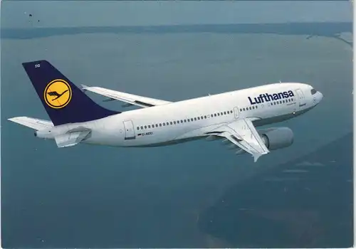 Ansichtskarte  Lufthansa Airbus A310-300 Flugwesen Flugzeug Airplane AK 2000