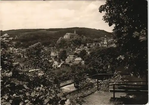 Ansichtskarte Greiz Panorama-Ansicht zu DDR-Zeiten 1968/1967