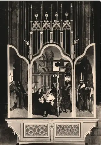 Ansichtskarte Meißen Altarbild im Chor Meißen Dom DDR AK 1966