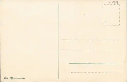 Ansichtskarte Jonsdorf mit Hochwald - Stadtpartien. Oberlausitz 1909