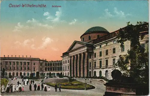 Bad Wilhelmshöhe-Kassel Cassel Schloss Wilhelmshöhe, gel. Feldpost 1918