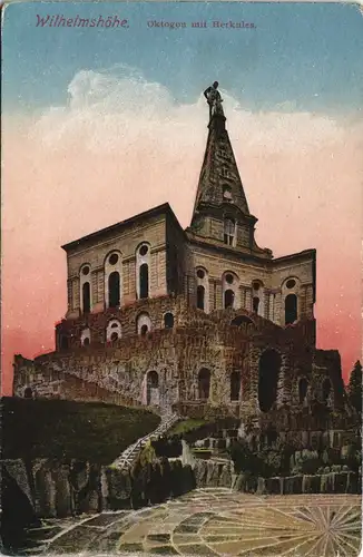 Ansichtskarte Bad Wilhelmshöhe-Kassel Cassel Herkules 1909