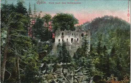 Ansichtskarte Oybin Burg und Klosterruine 1910