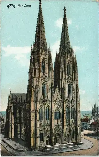 Ansichtskarte Köln Kölner Dom 1909