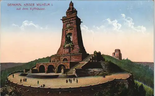 Ansichtskarte Kelbra (Kyffhäuser) Kaiser-Friedrich-Wilhelm Denkmal 1910
