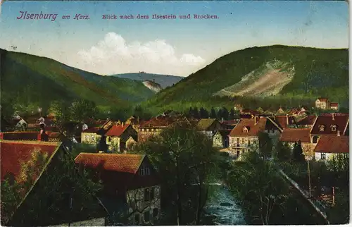 Ansichtskarte Ilsenburg (Harz) Stadt 1943/1922