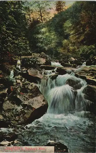 Ansichtskarte Ilsenburg (Harz) Ilsefälle-Ilsetal 1907