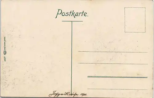 Bad Wilhelmshöhe-Kassel Cassel Gesamtanlage - Photochromie, Künstlerkarte 1909