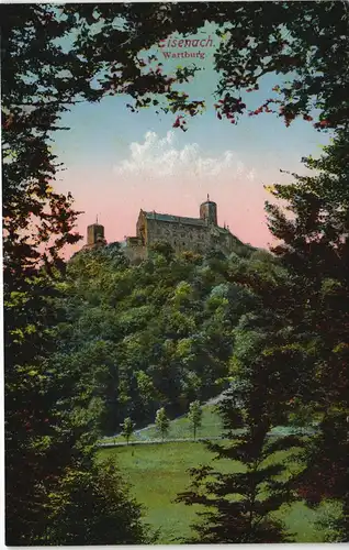Ansichtskarte Eisenach Wartburg, Berghang Photochromiekarte 1909