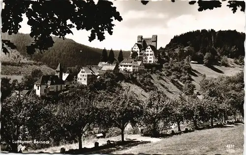 Ansichtskarte Berneck (Schwarzwald) Partie an der Stadt 1962