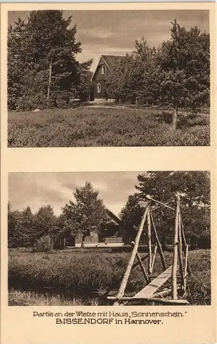 Bissendorf Partie an der Wietze mit Haus Sonnenschein 2 Bild bei Hannover 1924
