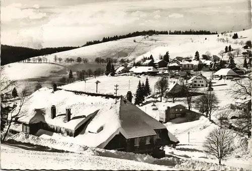 Ansichtskarte Todtnau Panorama-Ansicht Partie am Hotel Zum Sternen 1964