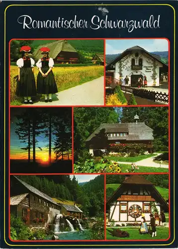 .Baden-Württemberg Schwarzwald  Mehrbild-AK 1988   gelaufen Stempel BAIERSBRONN