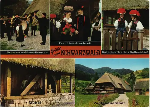 .Baden-Württemberg Schwarzwald  Musikanten, Trachten, Mühlen, Häuser 1971