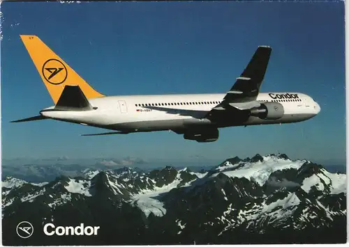 Ansichtskarte  Condor Boeing 767 Flugwesen Flugzeug Airplane AK 2000