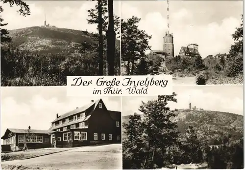 Ansichtskarte Brotterode großer Inselsberg/Inselberg DDR Mehrbild-AK 1971