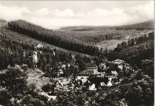 Ansichtskarte Kipsdorf-Altenberg (Erzgebirge) Blick zum Spitzberg 1974