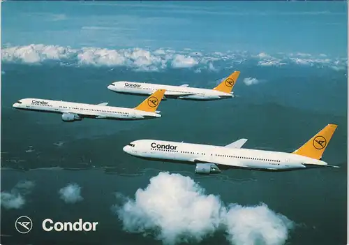 Ansichtskarte  Boeing 767, Boeing 757 Flugwesen - Flugzeuge im Flug 1994