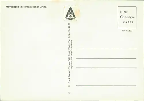 Mayschoß Mehrbildkarte mit Ortsansichten, Weinkeller, Romantik Ahrtal 1975