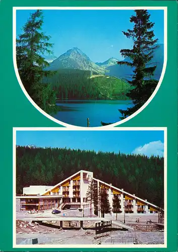 Postcard Vysoké Tatry Strbské Pleso - Hotel FIS VYSOKE TATRY 1980