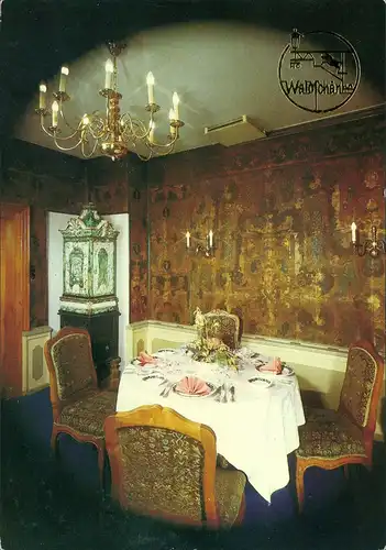 Moritzburg Historische Gaststätte Hotel Waldschänke Prinzenzimmer 1989