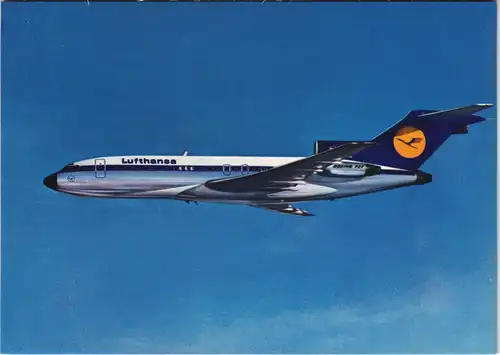 Ansichtskarte  Lufthansa Boeing 727 Europa Jet Flugwesen Flugzeug 1979