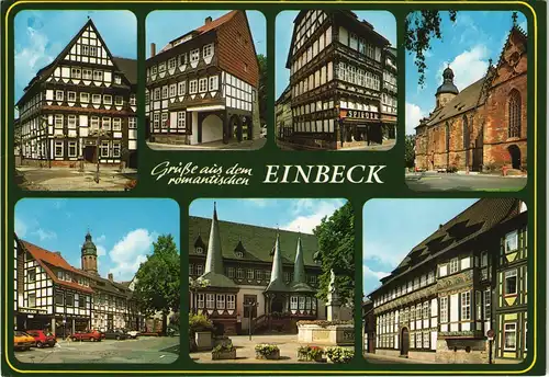 Ansichtskarte Einbeck Mehrbildkarte mit Orts- und Häuser-Ansichten 1990
